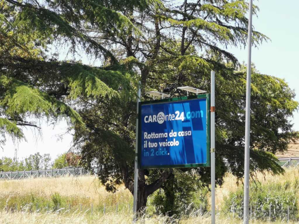 Manifesto CARonte24 | Affission per CARonte24.com | Portale per la rottamazione del proprio veicolo "porta a porta""