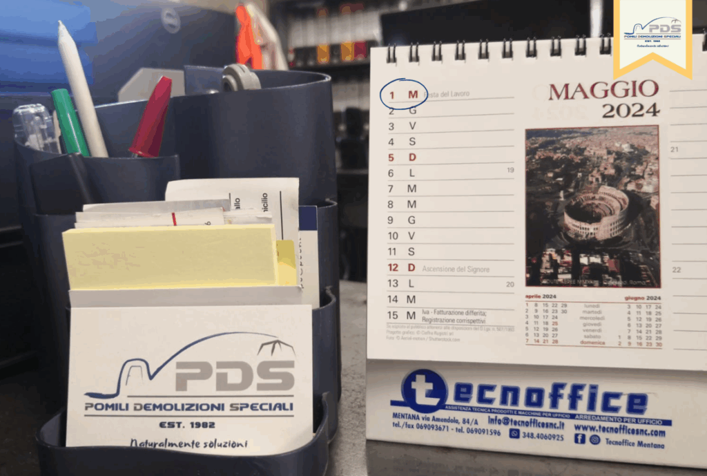 Chiusura 1 maggio 2024 - Pomili Demolizioni Speciali