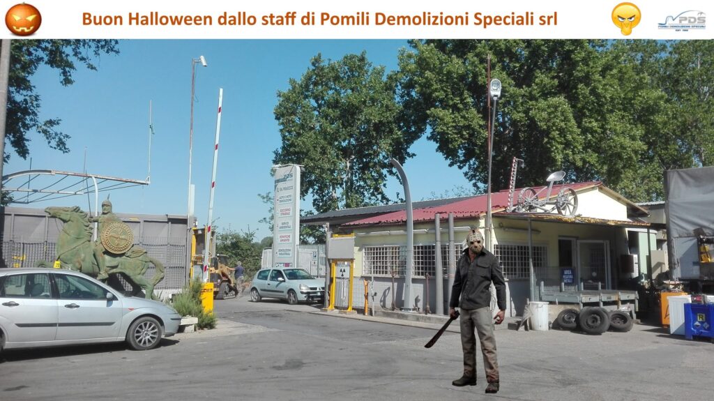 Buon Halloween da Pomili Demolizioni Speciali srl