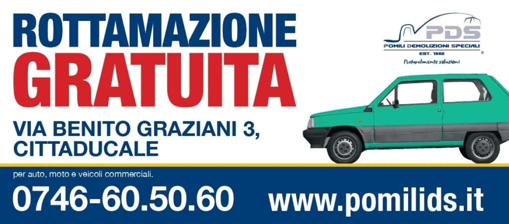Rottamazione gratuita a Rieti - Pomili Demolizioni Speciali