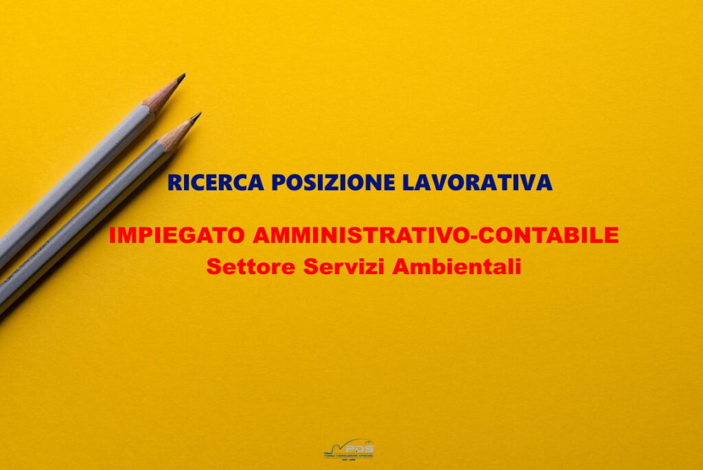 Lavora con noi: impiegato amministrativo contabile