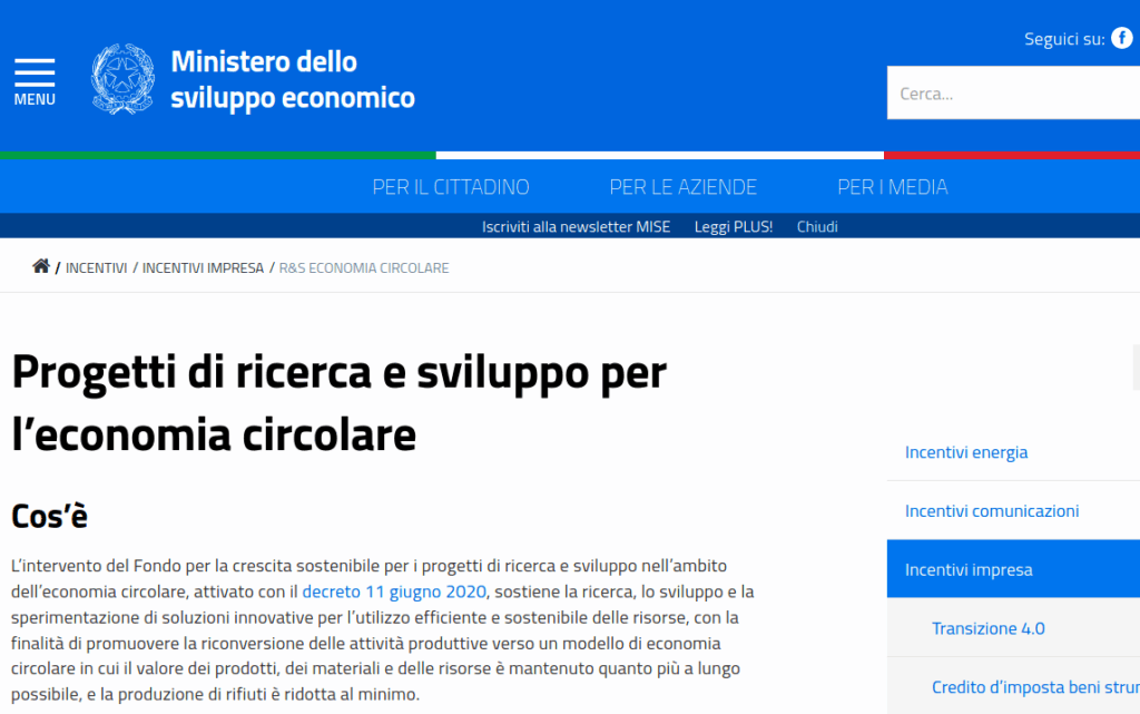 riconversione produttiva